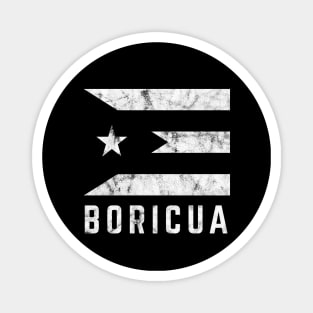 Yo Soy Boricua Puerto Rico Black Flag Magnet